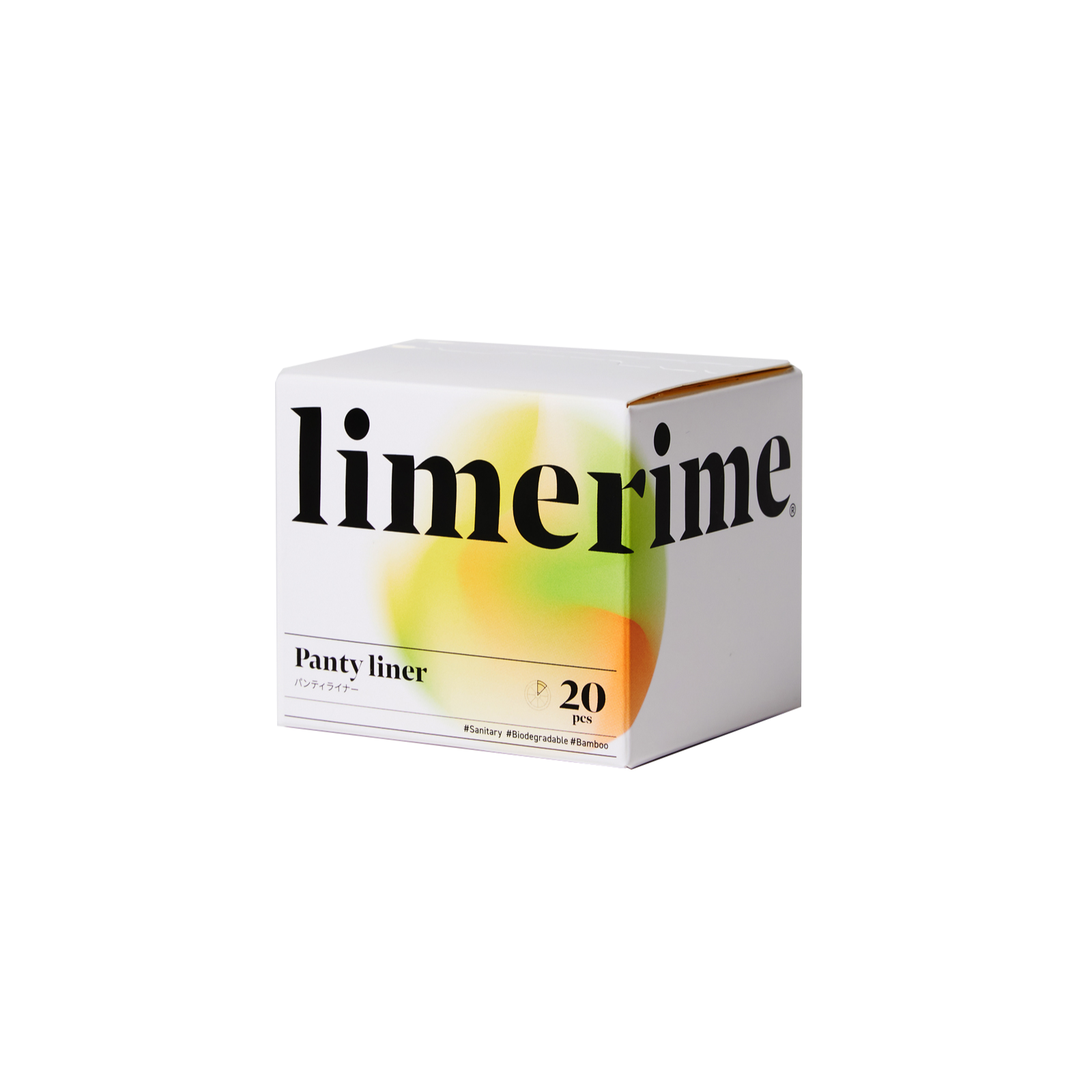 パンティライナー 20枚入り limerime (ライムライム) おりものシート パンティライナー 20枚入り limerime (ライムライム) おりものシート