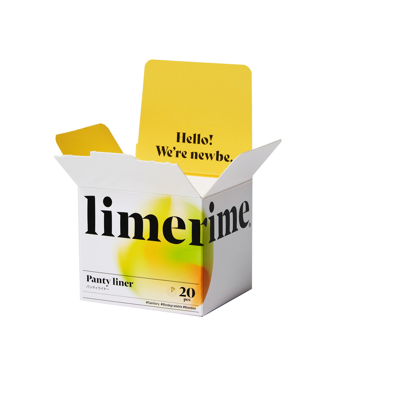 Panty Liners (20 pieces) limerime (Lime Lime) Panty Liners