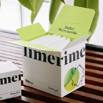 Daytime Slim 24cm 10 pieces Bamboo Sanitary Pad limerime Bio Nap